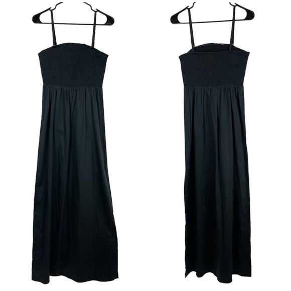 Favorite Daughter NWT The Apartment Smocked Maxi Dress Black Size M Adjustable - Picture 3 of 9